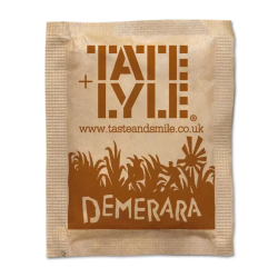 Tate & Lyle Demerara Sugar Sachets (2.5kg / 1000 units) - Ideal for hotels