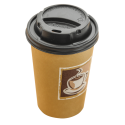 Paper cup Caffe 8oz / 9oz Paper single wall paper takeaway cups (1000)