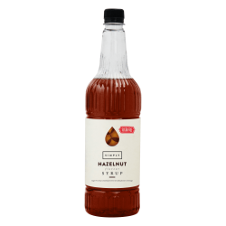 Coffee syrup - IBC Simply Hazelnut Sugar Free Syrup (1LTR) - Vegan, Nut-Free & Halal Certified