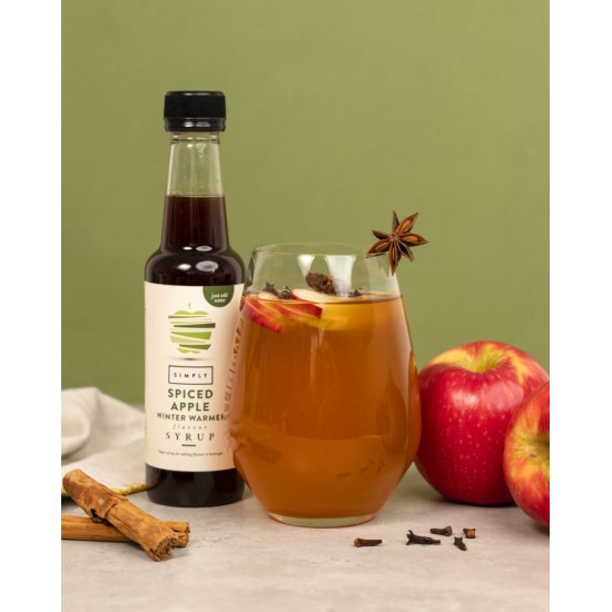 Winter warmer syrup - IBC Simply Spiced Apple Winter Warmer Syrup (1LTR) - Vegan & Nut-Free